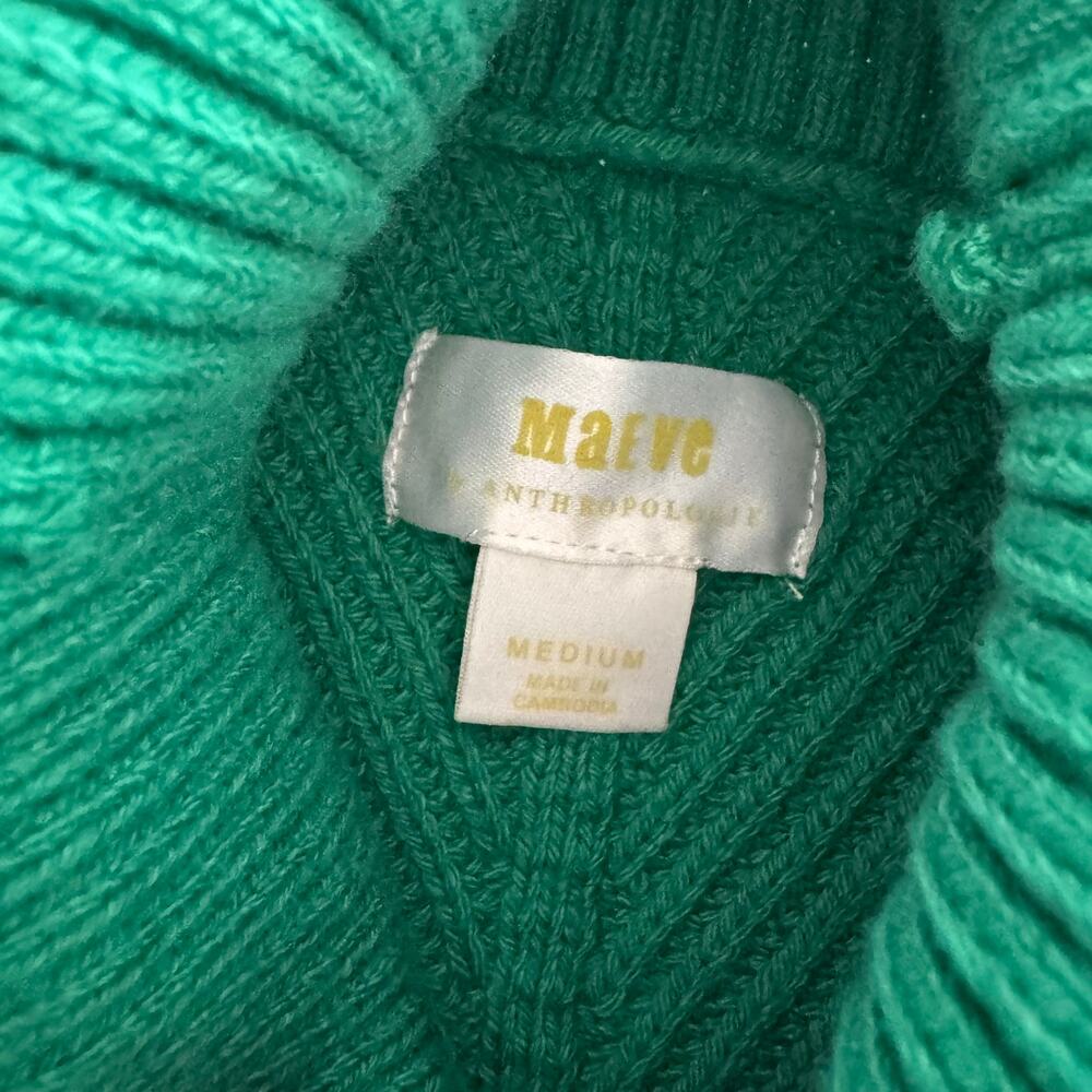 Maeve Cropped Turtleneck Sweater - Size M - Picture 2 of 7